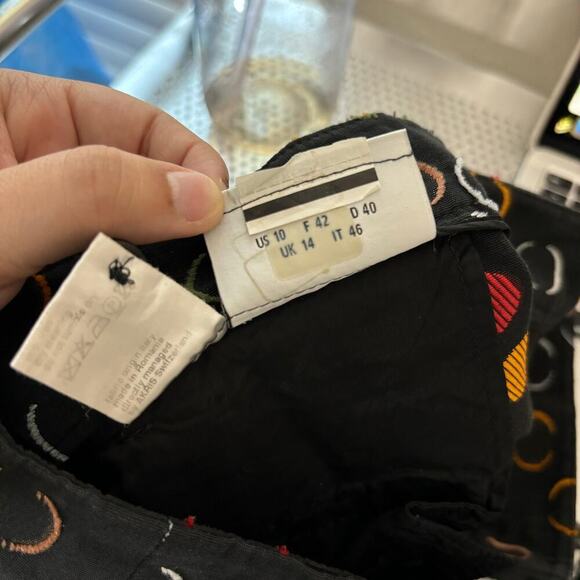 Akris Punto Ferry Circle Jacquard Pants Size 10 - Picture 7 of 7